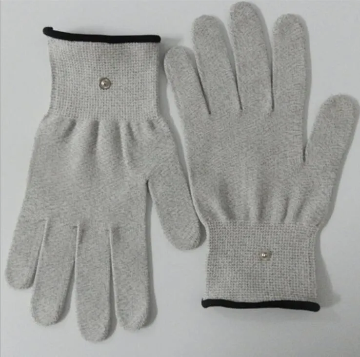 Gants d'électrode pour unité de dizaines masseur d'impulsions électronique EMS thérapie Massage arthrite douleur soulager gant