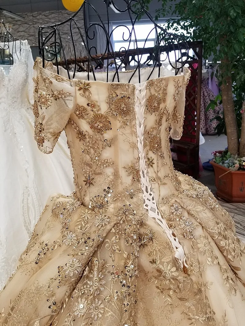 elie saab gold wedding dress Elie Saab, Spring 2023 Look 5 Wedding Dress Save 40%