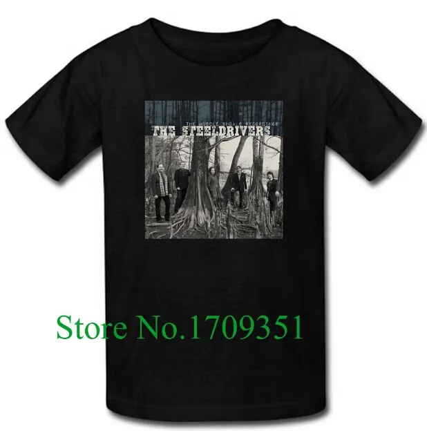T Shirts Muscle Shoals Recordings Steeldrivers Printed Men Casual