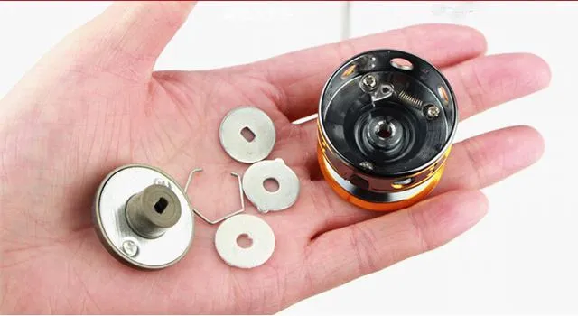 121BB DC150 Mini Fishing Reels Spinning Reels LR Hand Exchange 521 Mini Reels Gapless bearing Metal Reel High quality4613979