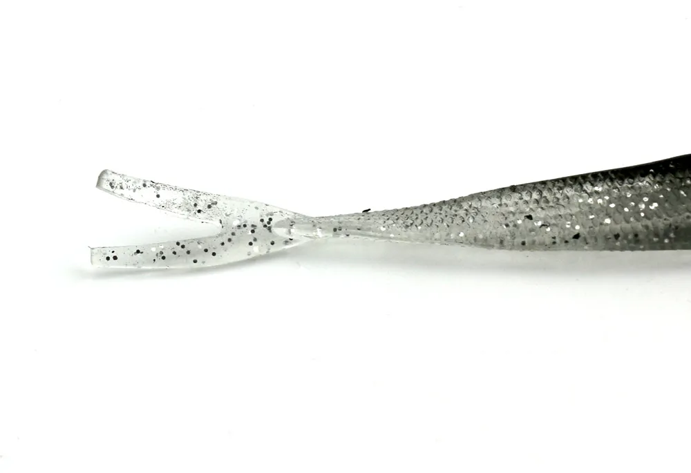 Hengjia 10 stk / partij kunstmatige lure bionische vis isca visachtige geur pesca visgerei 10cm 4G zacht plakje aas