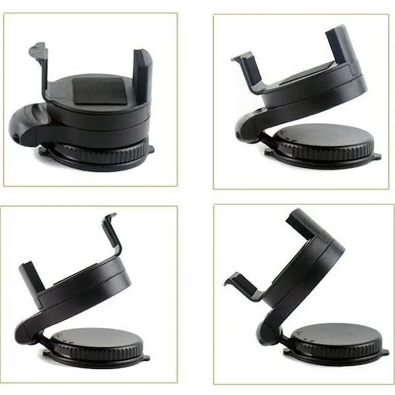 Supporto auto Baseus Osculum per smartphone ventosa rotazione 360° nero/rosso