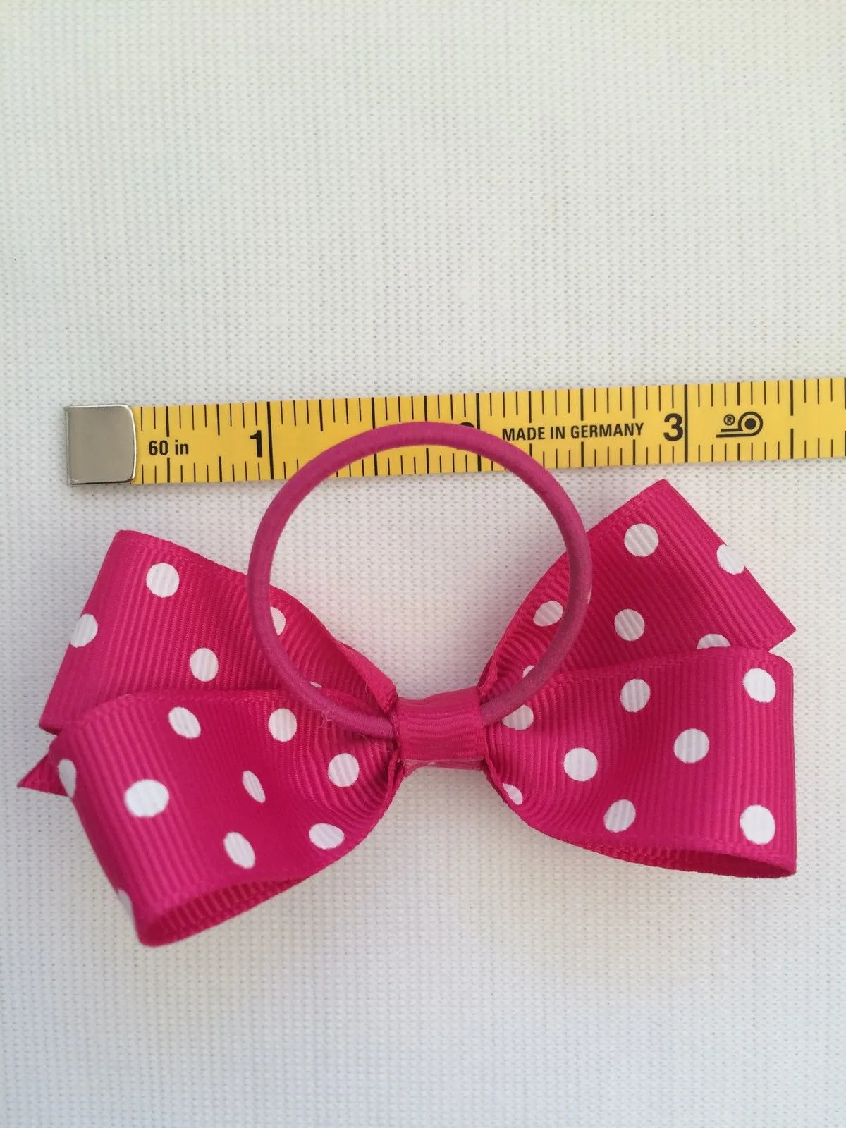 10% OFF 2015 Wholesale 3 INCH,MINI GROSGRAIN RIBBON Alice Band Boutique DOT BOW WITH ELASTIC HAIR BAND Hair accessories..