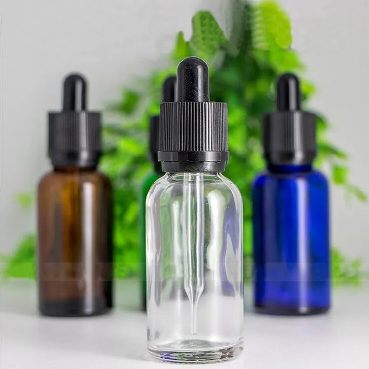 2018 Wholesale glass bottles e liquid e juice 30ml glass dropper bottles with childproof tamper proof cap free Shipping