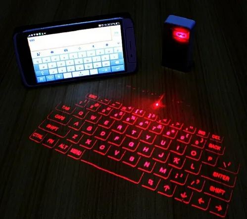 aluminio Destello solo Proyección Mini láser inalámbrico Bluetooth teclado virtual con láser altavoz bluetooth para Iphone Android IOS Los aluminio Destello solo Proyección Mini láser inalámbrico Bluetooth teclado virtual con láser altavoz bluetooth para Iphone Android IOS Los