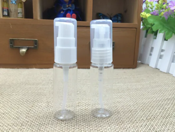 10ml Travel Refillable DIY pet foaming bottle clear Plastic pump lotion bottle cream bottle 