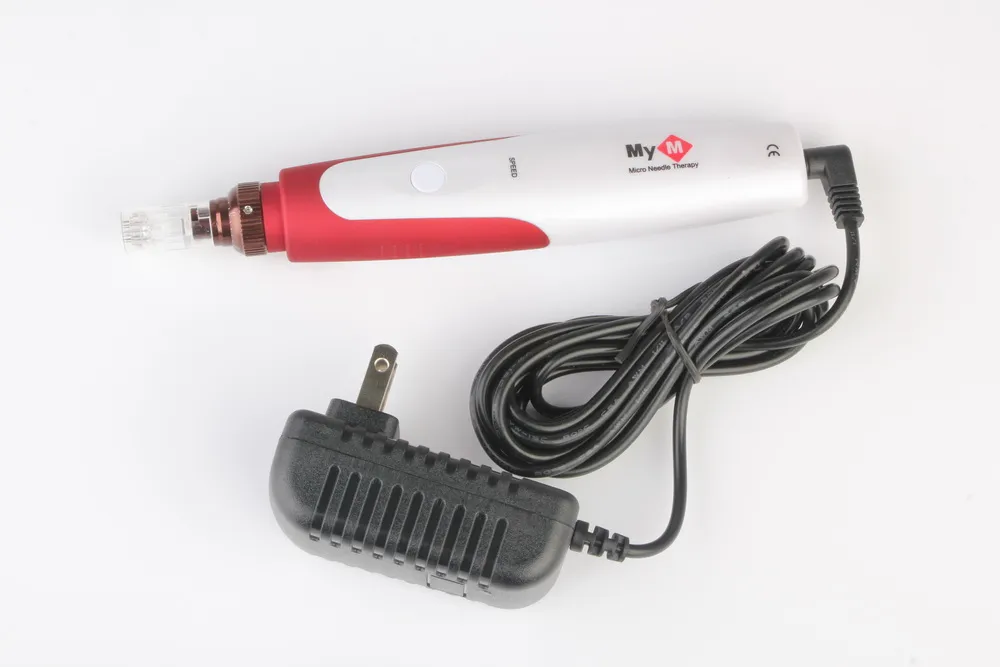 MYM Auto Therapy Electric Derma Pen Dermapen Stämpel Mesoterapi Nålpatroner