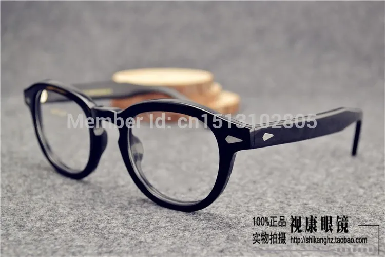 2016 Johnny Depp Brillen Top-Qualität Marke runde Brillengestell kostenloser Versand