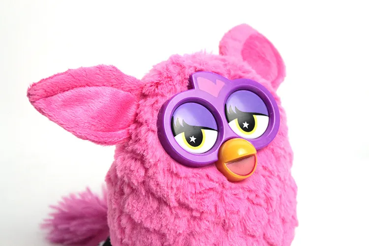 Mignon électrique parlant furby elfe peluche jouet électronique pet hibou  jouet 15cm h