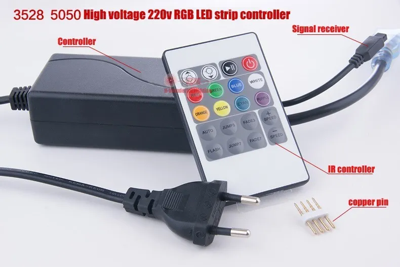 Led Strip Remote Controller Box RGB Control Box IR Remote, LED Strip Remote: 20 Key... From ...