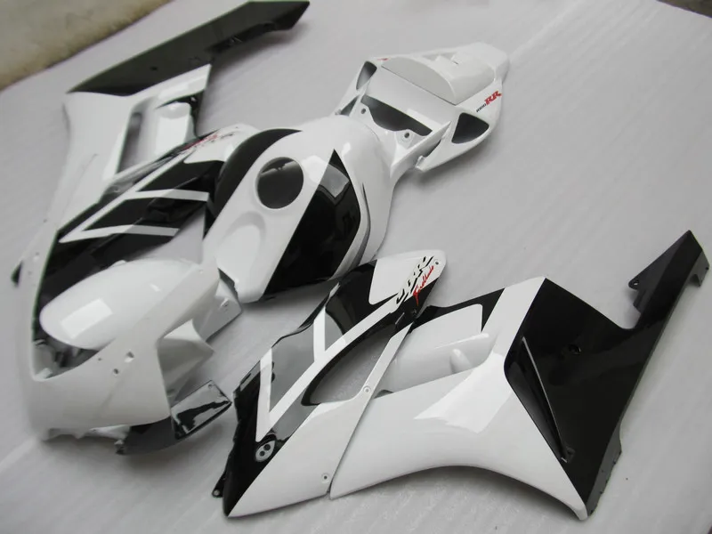 Injektionsform för Honda CBR1000RR 04 05 Fairing Kit CBR 1000RR CBR 1000 RR 2004 2005 Vitglans Svart Fairings Kit + 7 Gåvor HM66