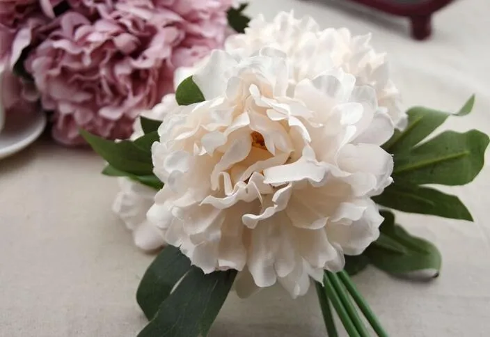 Hydrangea Bouquet Becautiful Artificial Craft Hydrangea Bouquet for Home Party Wedding Decoration Fake Bridal Silk Flowers SF011