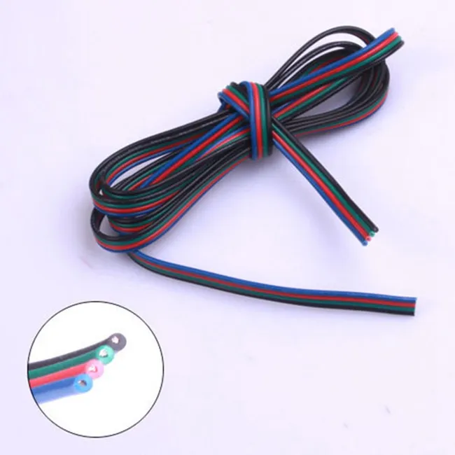 RGB 4Pin Verlängerungskabel Stecker Kabel für 3528 5050 RGB LED Streifen LED DIY Länge 4938108