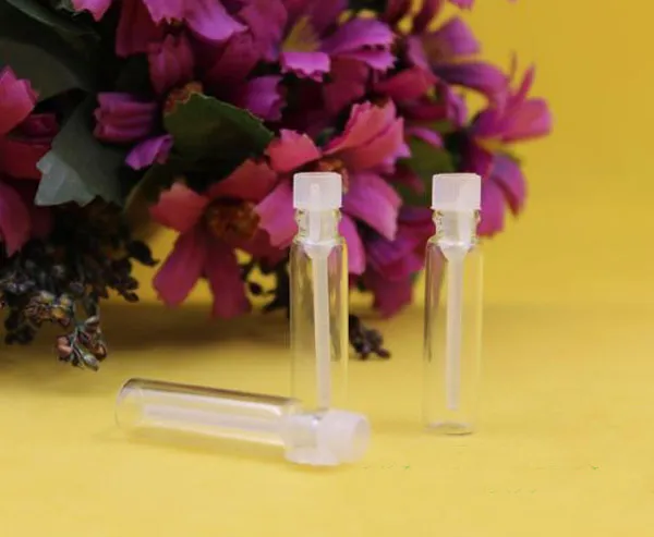 1 ML de vidro pulverizadores de perfume atomizador Mini Perfume Bottles Travel Bolso Recarregável Perfume Atomizador, Fragrâncias Casa Vazias