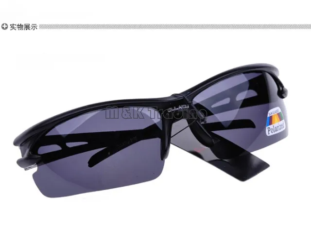 10st Free Shipment Polariserade solglasögon för män Halvram Plast Solglasögon Mens Sport Eyewear UV400