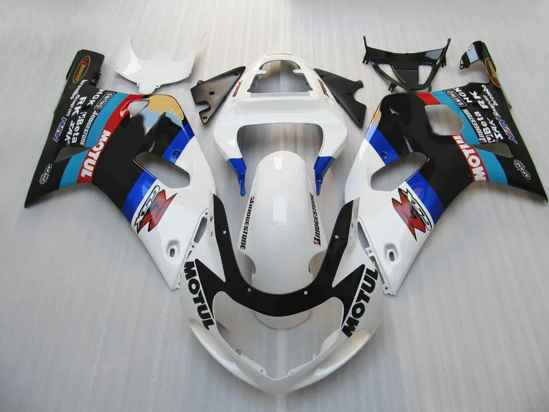 Bodywork Fairing för Suzuki GSXR 600 750 K1 GSX-R600 GSXR750 2001 2002 2003 00 01 02 03 Kunde lägga OEM-klistermärken