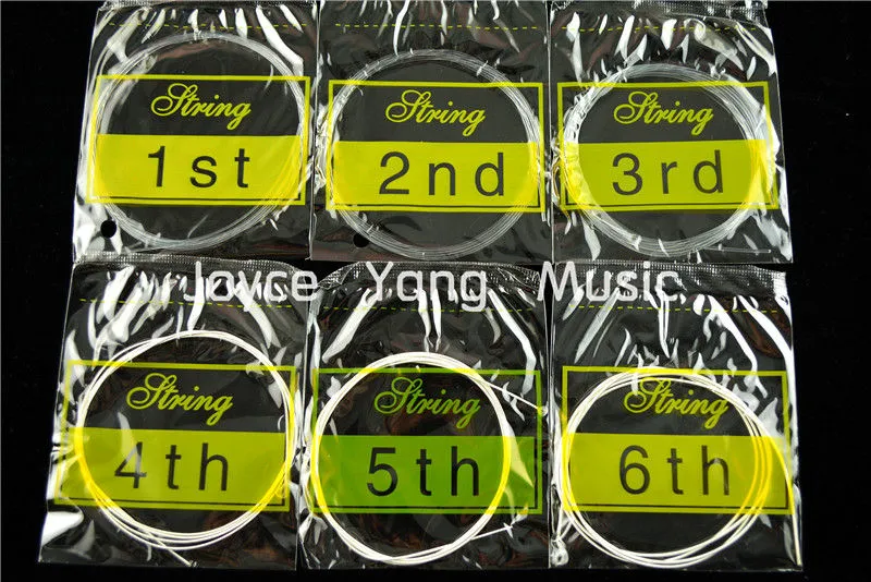 1 ensemble d'Aman A280 Clear Nylon Classical Guitar Strings 1st6th 028044 Hign Tension Strings Whars3413681