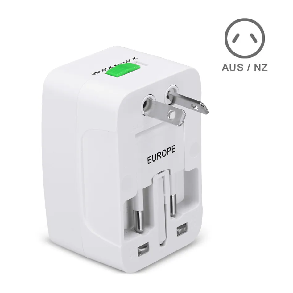 International Wall Chargers Global Travel Adapter Universal Socket Plug EU US All in One World Wide Electrical Plug Home Wall Port4330346