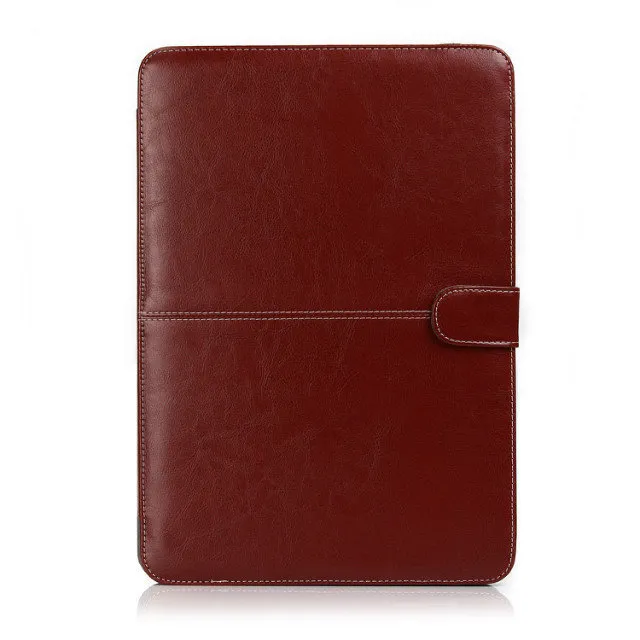 Faux Leather Laptop Folio Book Wallet Cover Case för Apple MacBook Air Pro 11 '' '12' '13 