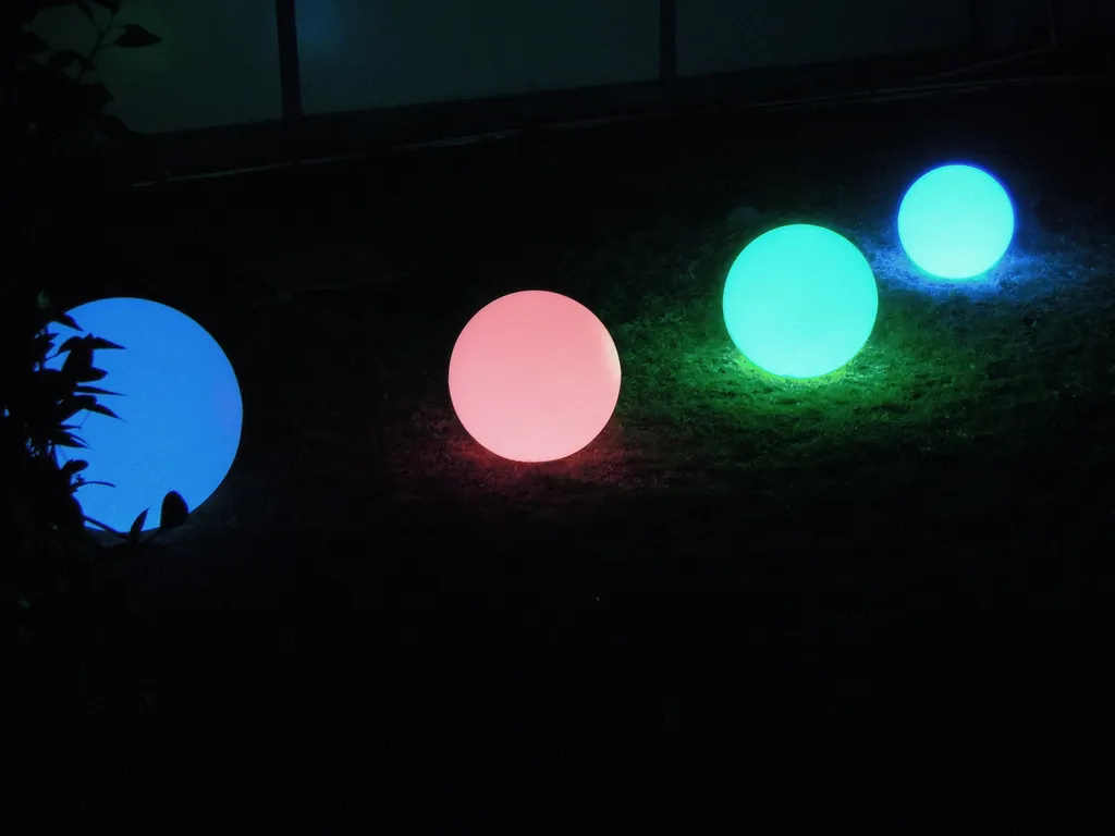 200 pz / lotto POI LED luminoso palle di tiro diametro 8 cm danza del ventre spettacolo di scena talento mostra puntelli mano gradiente cambiare colore ta014