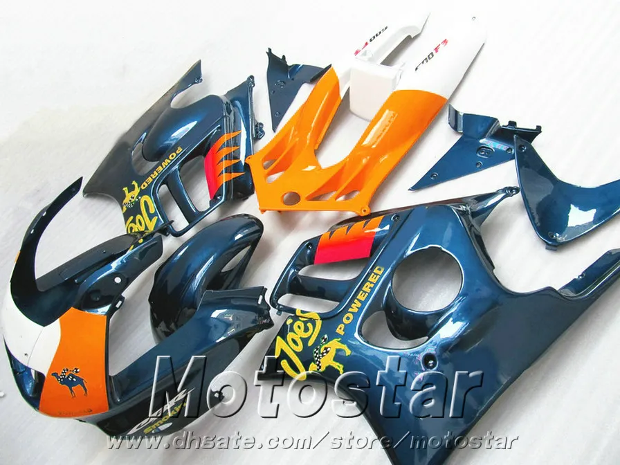 Högkvalitativ fairing kit för Honda CBR600 F3 95 96 Motorcykel Fairings CBR 600 F3 1995 1996 Orange Blue Bodywork Set