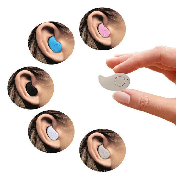 S530 Mini Sports Trendy Auricolare invisibile Wireless Bluetooth 4.0 Cuffie in-ear Auricolare vivavoce stereo tutti i telefoni con scatola 300 pezzi