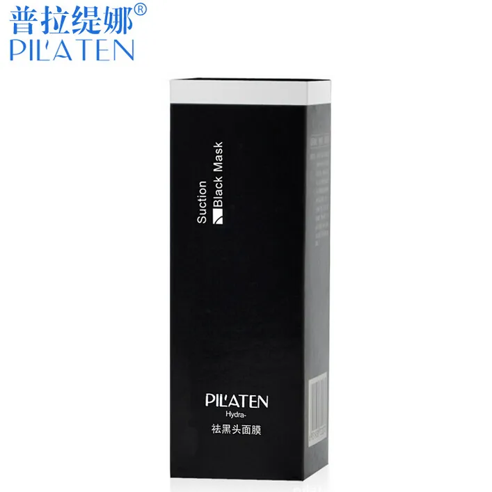 100 pz/lotto PILATEN Rimozione di Comedone Pulizia Profonda Purificante Peel Trattamento di Acne Fango Fango Nero Maschera il Viso