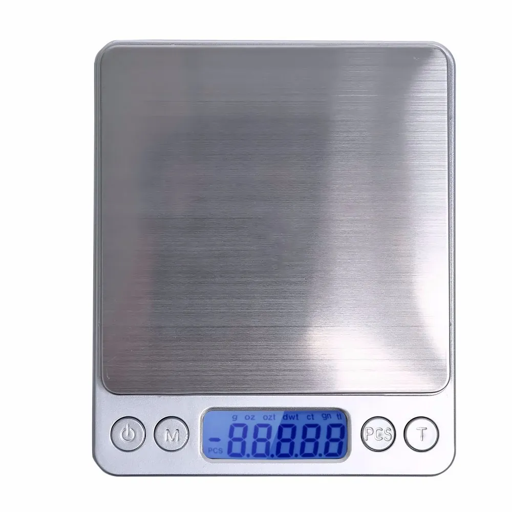 Digitale Taschenwaage, Küchenwaage, Schmuckgewicht, Waage, Waage, LCD-Balance, 500 g, 0,01 g, 1000 g, 200 g, 3000 g