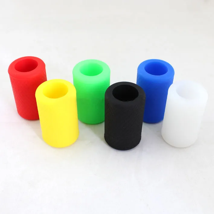 Wholesale-Pro Tattoo Grip Cover Weiches Silikon 6 Farben hochwertiger Tattoo-Gummigriff für Tattoo-Griff 22mm 25mm Griffe kostenloser Versand