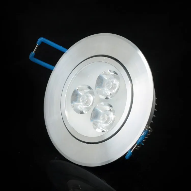 Einbau-LED-Downlight 3W 6W 9W Dimmbare Deckenleuchte AC85-265V Weiß/Warmweiß LED-Downlight Aluminium-Kühlkörper Komfortlampe LED-Licht