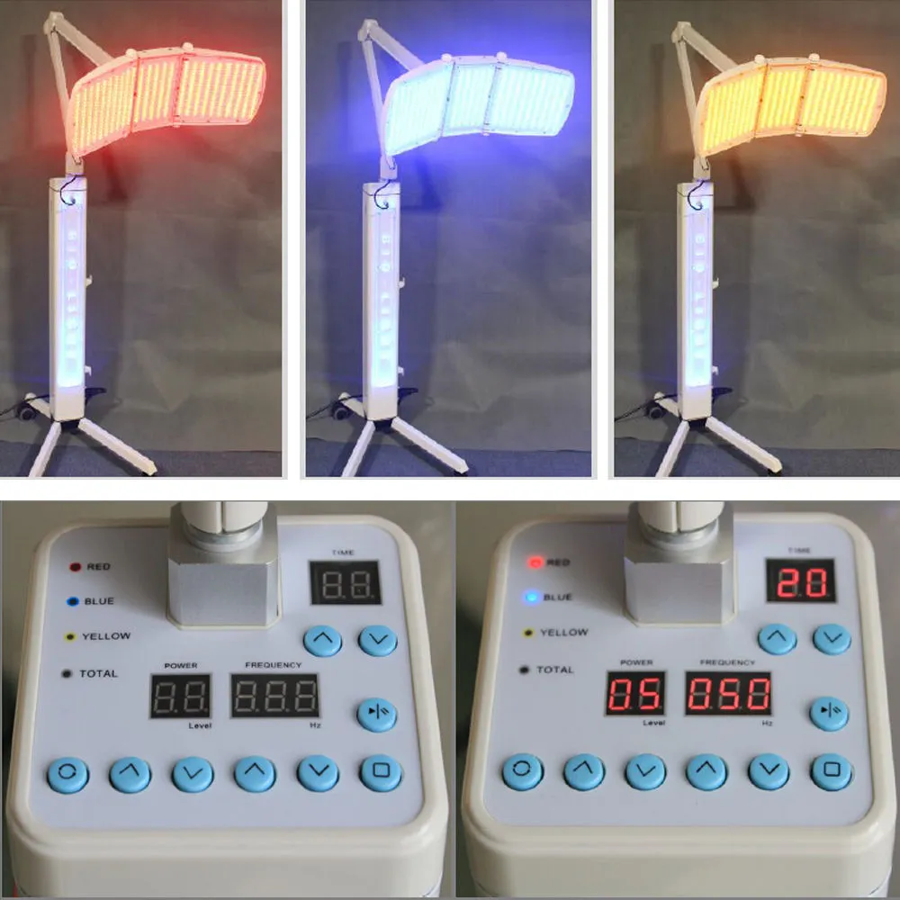 7 Ljusfärger LED PDT LED Bio-Light Therapy Photon Anti-Aging Beauty Behandling Skin Föryngring Enhet