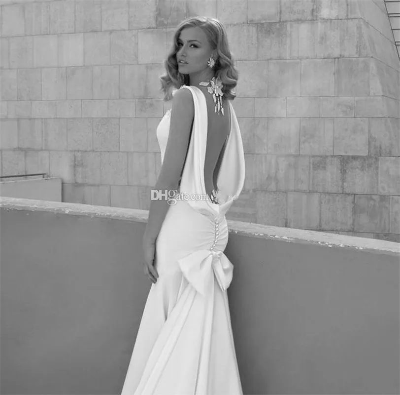 Custom Make New Galia Lahav Mermaid Backless Wedding Dresses Detachable ...