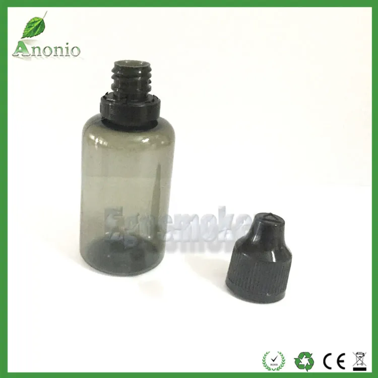 Bottiglie contagocce in plastica nera Fedex PET da 800 pezzi con tappi di bottiglia a prova di manomissione Bottiglia antimanomissione 30ml 20ml 15ml 10ml 5ml7352000