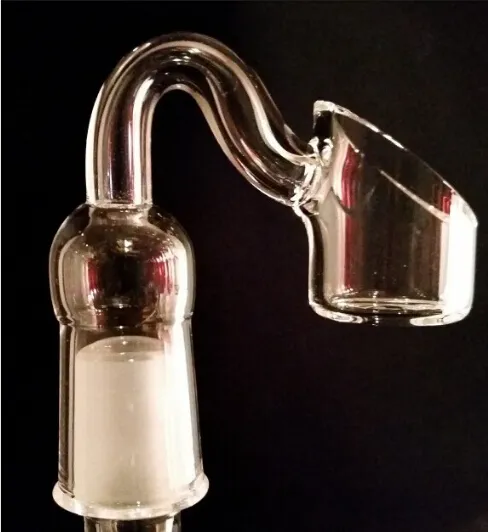 100% Gruby Kwarcowy Banger Banger Bubbler Bubbler Z Kobietą Męską Złącze 10mm 14mm 19mm 18.8mm 14.5mm