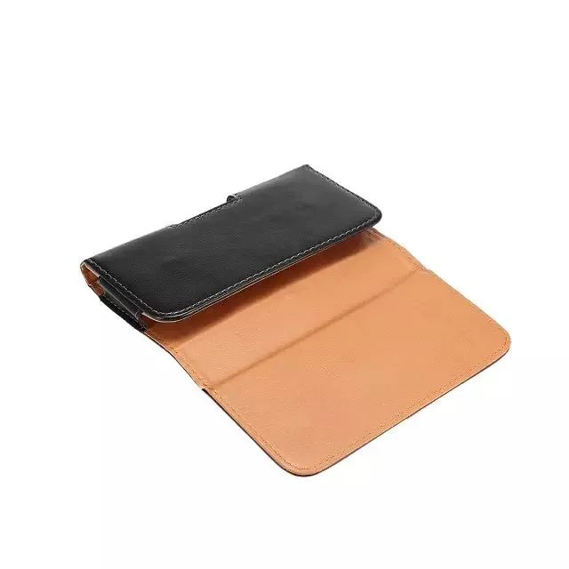 Hip Horizontal Sheep Leather Clip Holster Cases For Iphone 14 15 13 Pro 12 11 XR XS MAX X 8 7 6 5 SE Galaxy S23 S22 S21 S20 Note 20 Buckle 360 Degree Belt Business Men Pouch