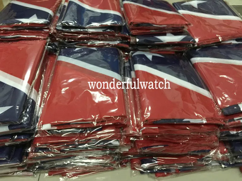 Dos lados impreso bandera confederada bandera de guerra civil bandera nacional de poliéster 5 X 3 pies 50 unids DHL envío gratis