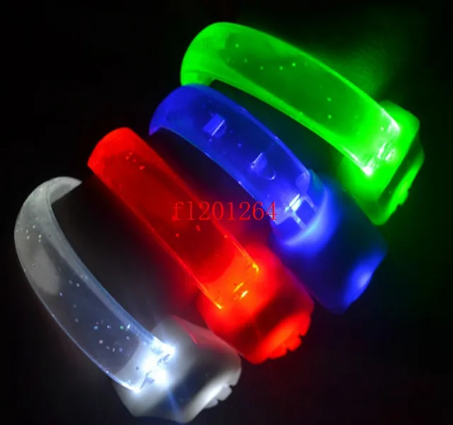 720 sztuk / partia Darmowa Wysyłka 24 * 1.5 cm LED Bransoletki Bransoletki Multicolor Bransoletka Miga Bransoletka do wesele Dostawy