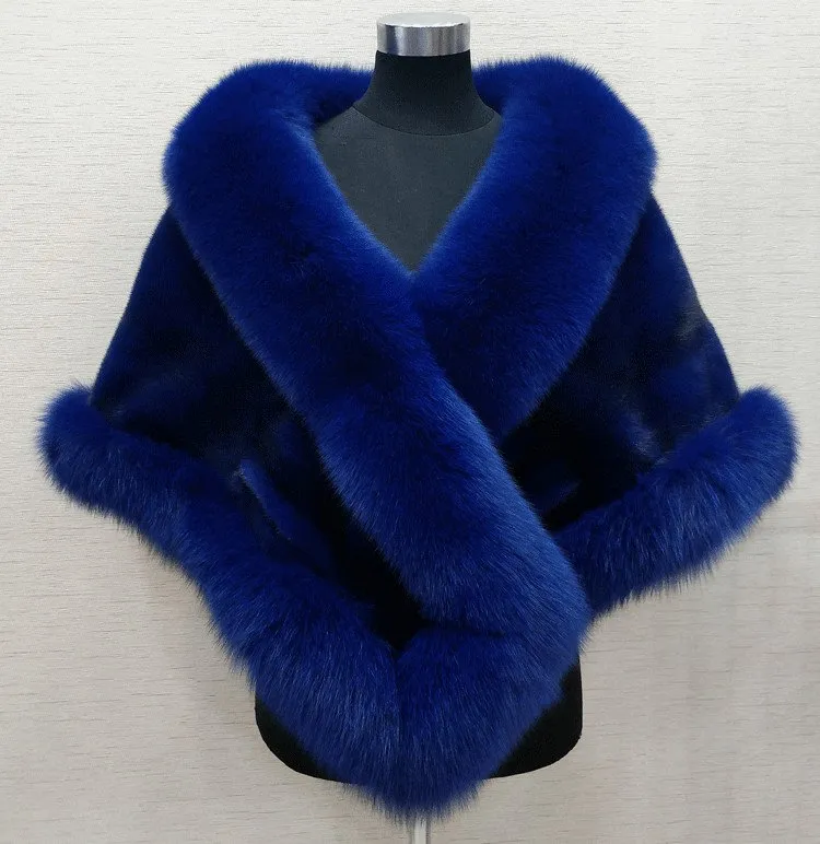 Inverno nupcial Faux Fur Wraps Warm Shawls Outerwear Dourado Preto Gary Borgonha Azul Prata para Noiva Jaqueta De Prom Cocktail