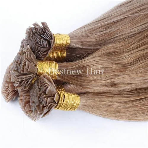 LUMMY Keratin Flat Tip Hair Pre bonded Hair Extensions 100g 18quot20quot22quot 1gs INDIAN REMY Flat Tip Hair Extensioon9421076