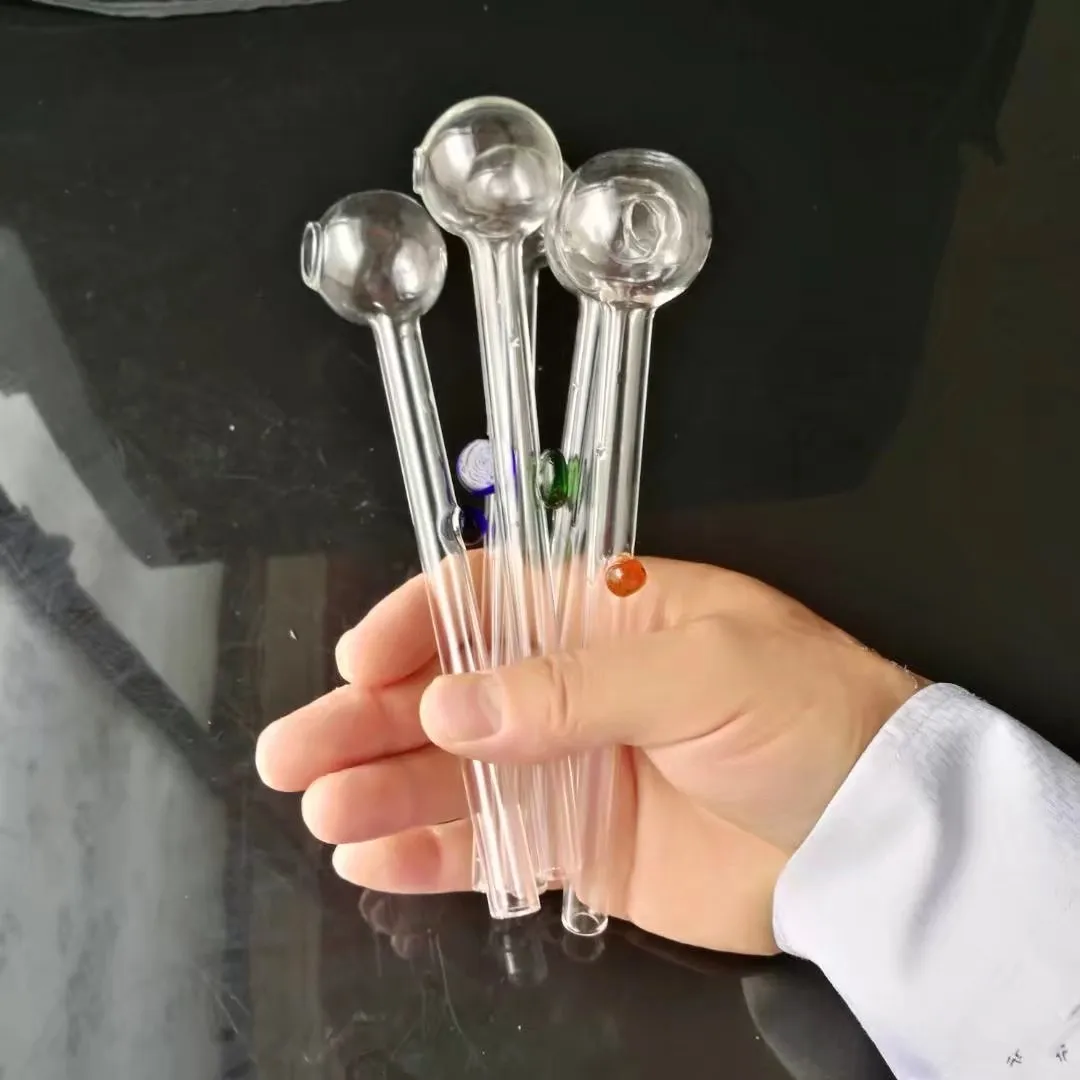 NewColor Support Long Pot ,Wholesale Glass Bongs Oil Burner Glass Pipes Water Pipes Glass Pipe Oil Rigs Smoking 