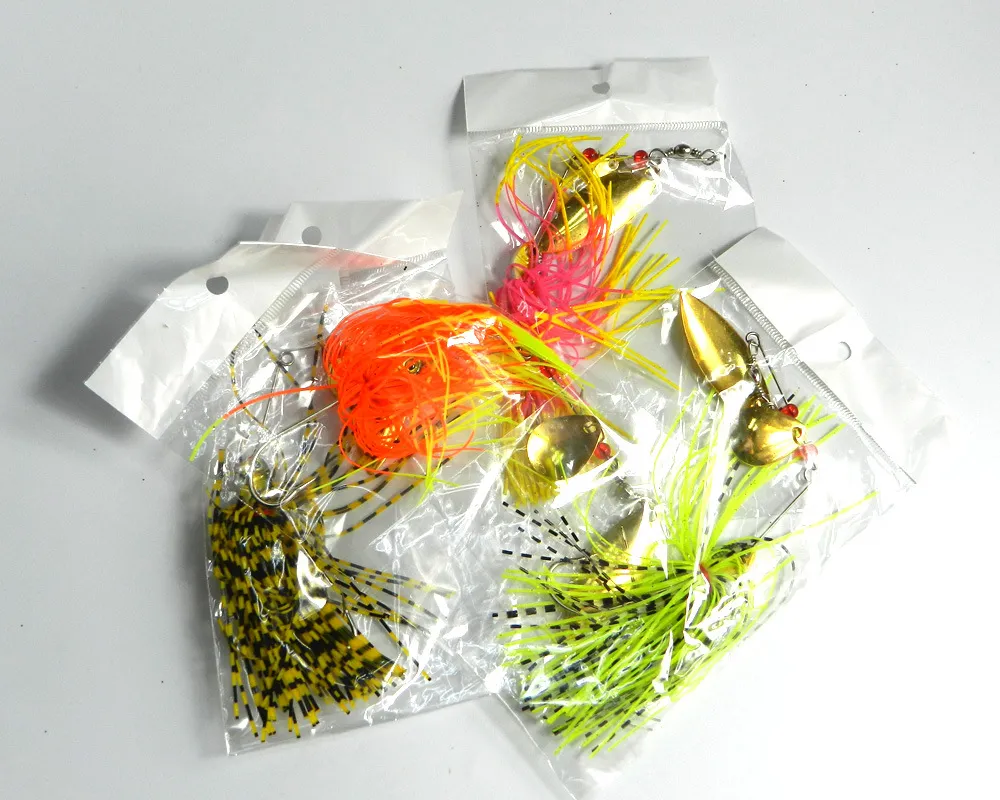 14.8g Buzzbait jupes de pêche leurres Terminator Super Stainless Spinnerbait Spinner Bait 