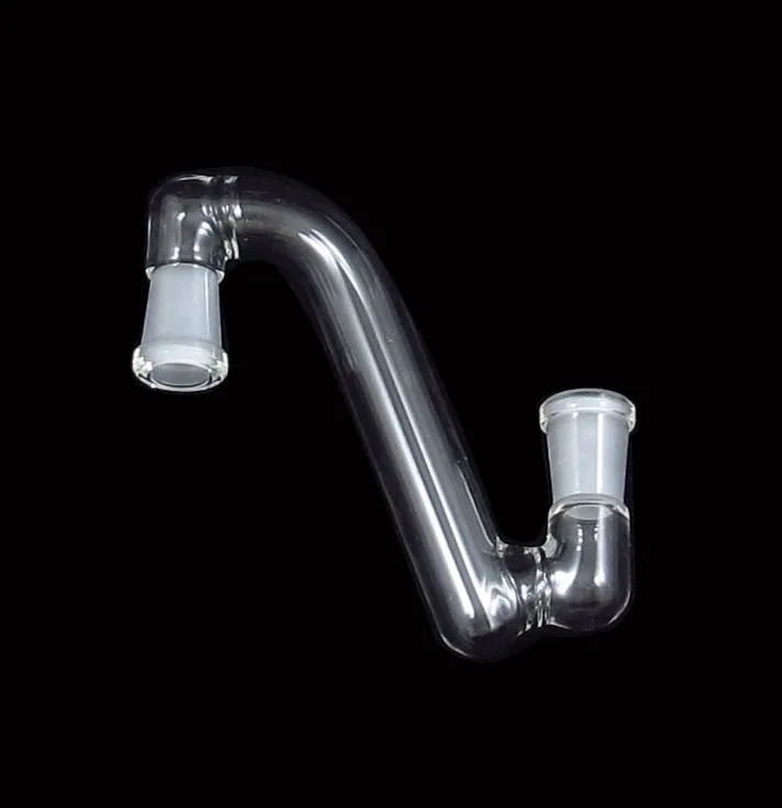 45–90 Grad Drop-Down-Dropdown-Adapter, 14 mm, 19 mm, männlich, weiblich, Adapter für Glas-Wasserbong-Rohre