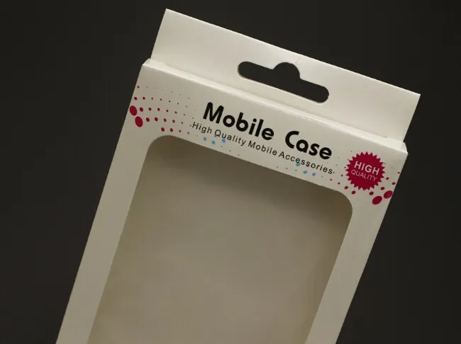 Boîte d'emballage de détail, support intérieur en plastique pour étui de téléphone en cuir PU iPhone X 7 8 PLUS Galaxy S7 Edge S8 S9