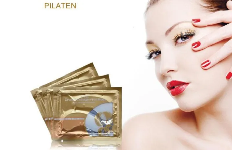 Pilaten Crystal Collagen Eye Hot Sprzedaż Maska Wilgotność do oczu Opieki DHL za darmo