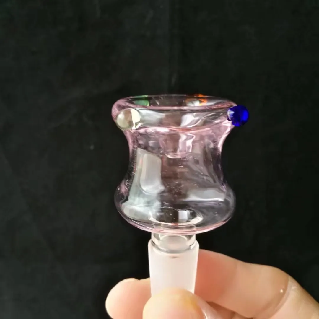 Den nya färgfärgbubbelhuvudet grossistglashoppning glas yanju, glasvatten, rörbeslag, gratis frakt
