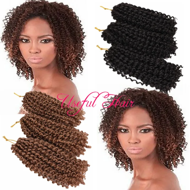 un campione regalo gratuito mali bob MALIBOB 8INCH MARLYBOB KINKY CURLY HAIR SYNTHETIC BARIDING trecce all'uncinetto 6 lotti per un regalo di ganci hea