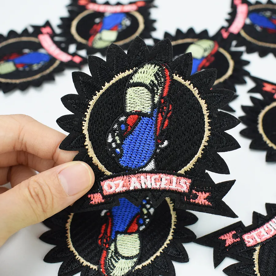 10st ängelplåster för kläder påsar iron på överföring Applique lapp för jeans sy på broderi badge patch diy