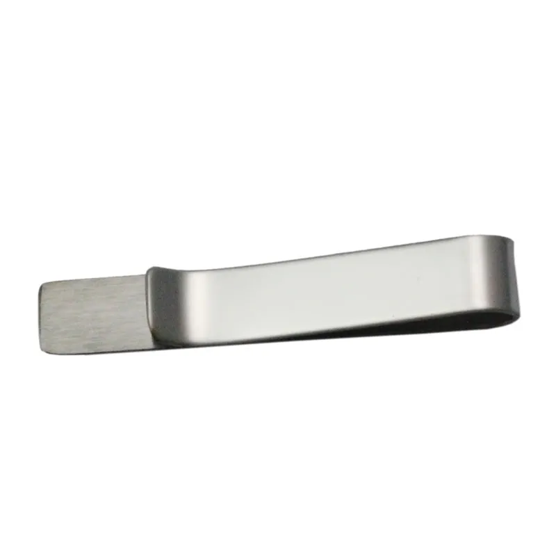 BeadSnice Rvs Skinny Tie Clip Mens Tie Bar Kerstcadeau voor hem Matte afwerking en staal Originele kleur voor kiezen Groothandel