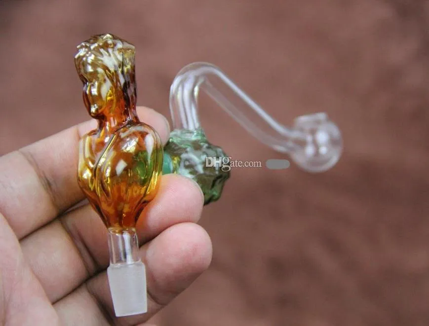 Sale New Smoking Pipes Grinder Hookah Wholesale -The beauty glass smoking pipes Hookah accessories 10mm