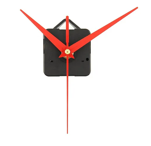 New Arrive Quality Quartz Clock Movement Mechanism Parts Tool Set with Red Hands Silence